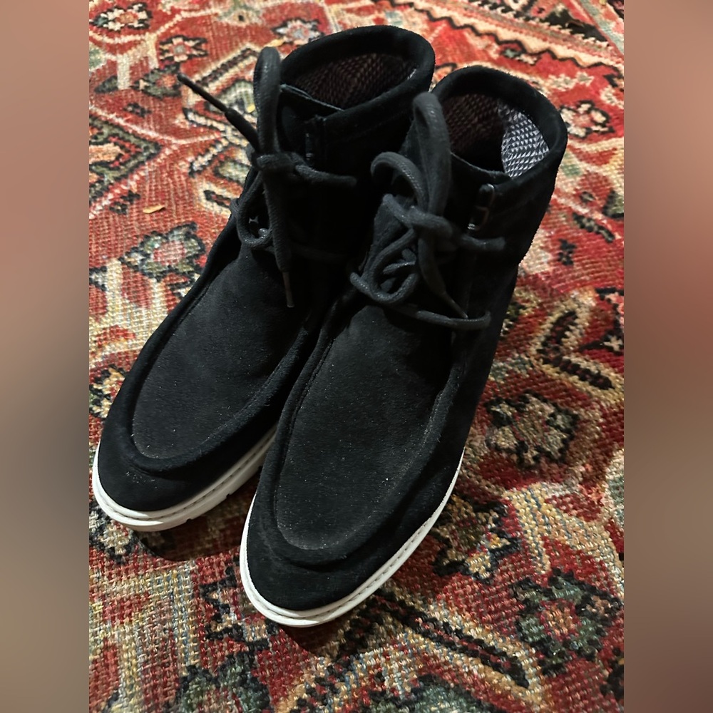 Aquaitalia Kayden Black Suede Hi-top shoes
